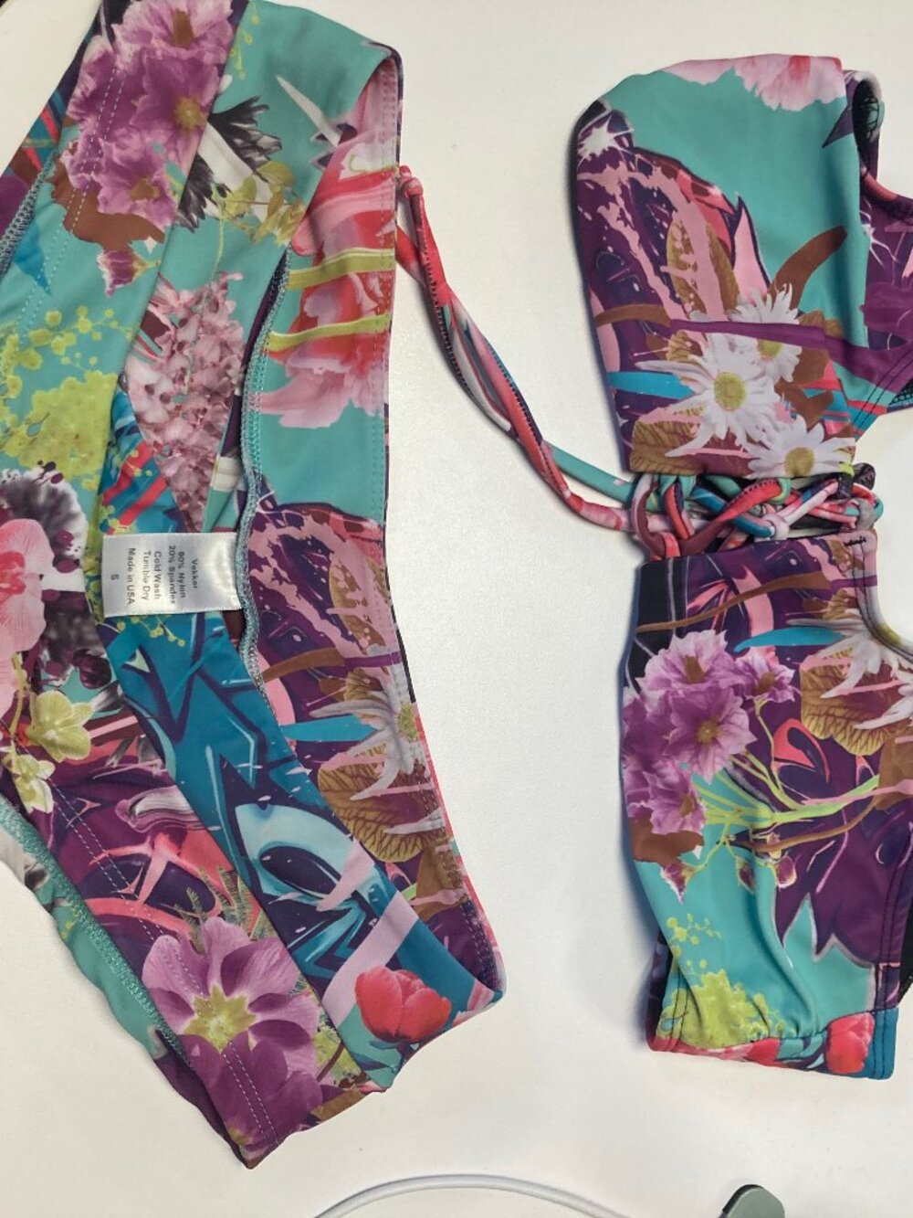 cute floral custom made pole set pole wear pole fit size S